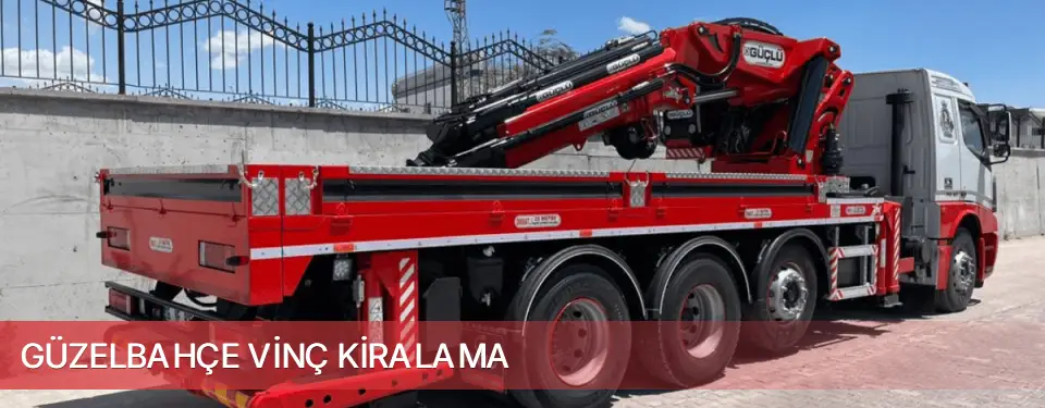 Güzelbahçe İlçemi Vinç Kiralama